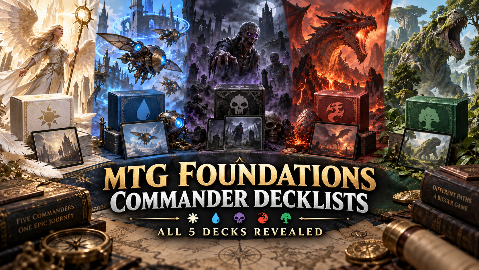 MTG Foundations Commander Decklists Revealed