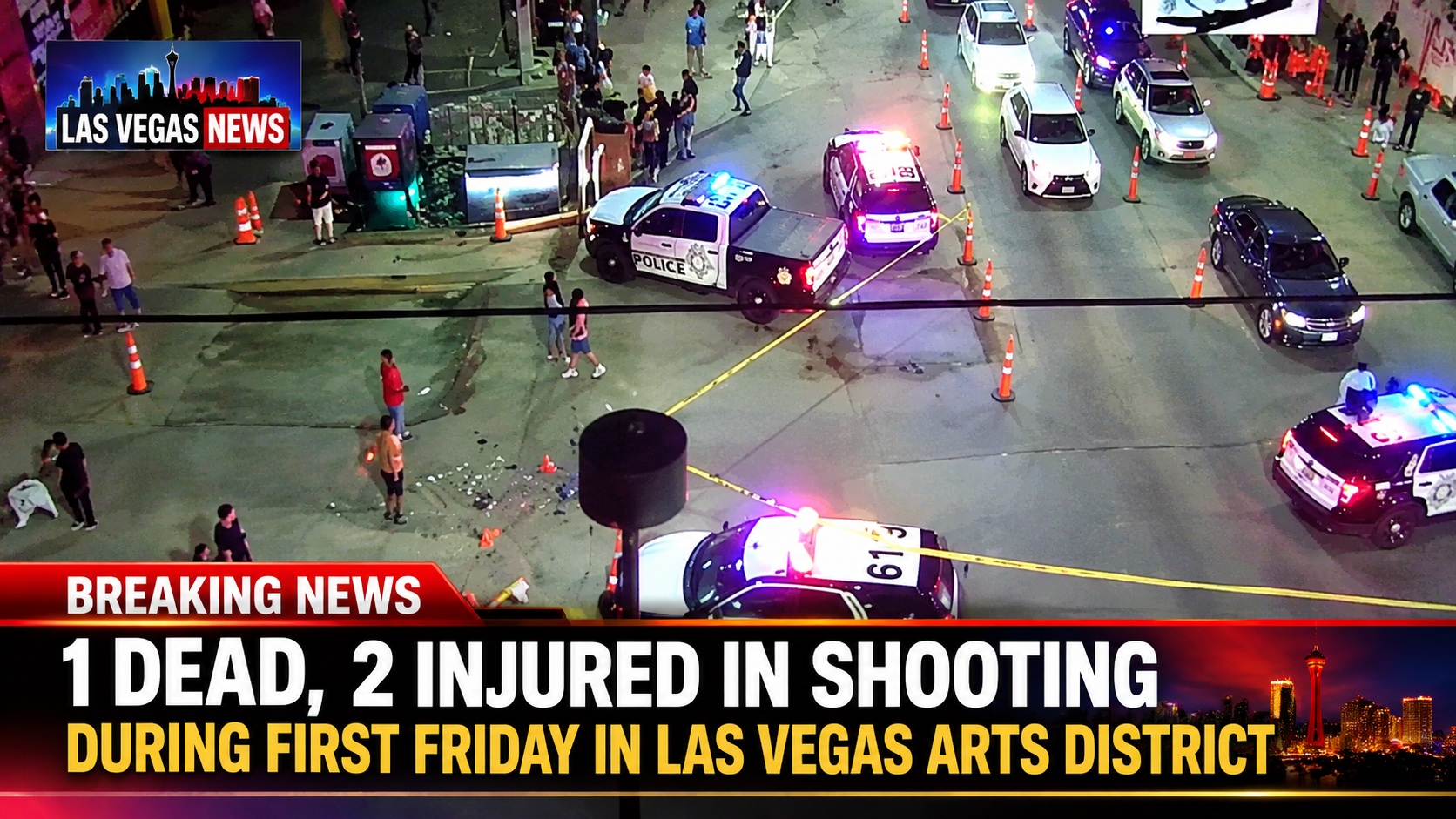 Las Vegas First Friday Shooting Leaves 1 Dead, 2 Injured 1 las-vegas-first-friday-shooting-arts-district