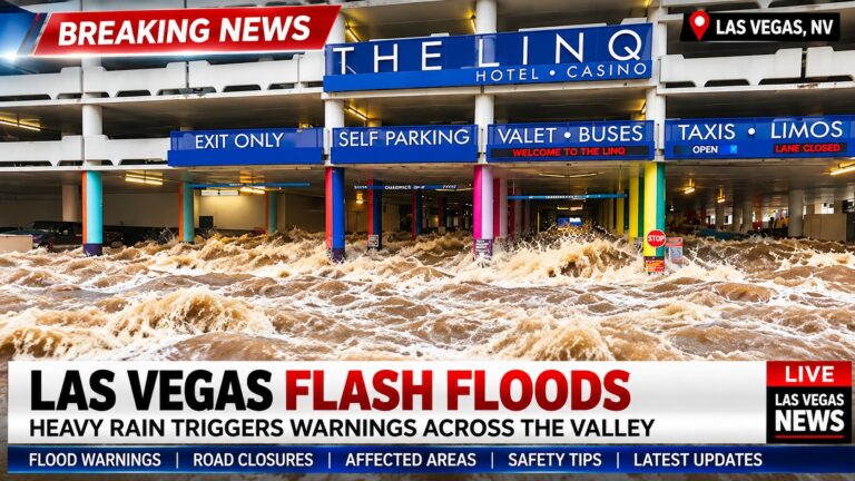 Las Vegas Flash Floods: Heavy Rain and Flood Warnings